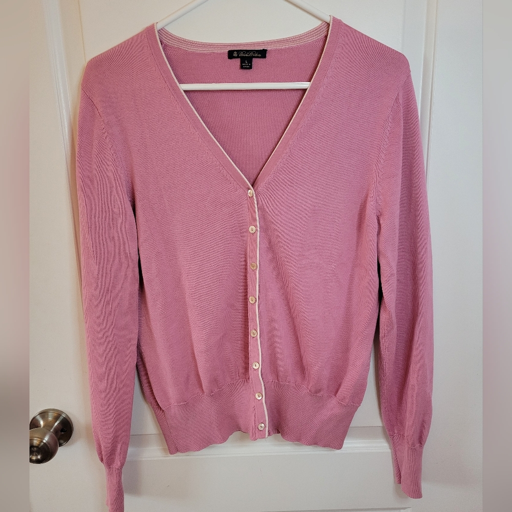 Brooks Brothers Silk Blend Cardigan